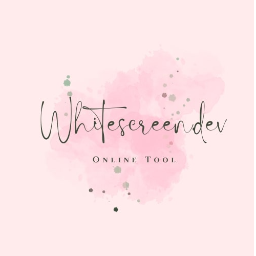 White Screen -  Whitescreen.dev
