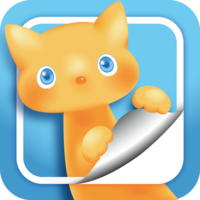 自由な形でシールが作れるアプリ「みんなのシール」