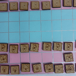 イメージで動かし方が分かる将棋盤駒